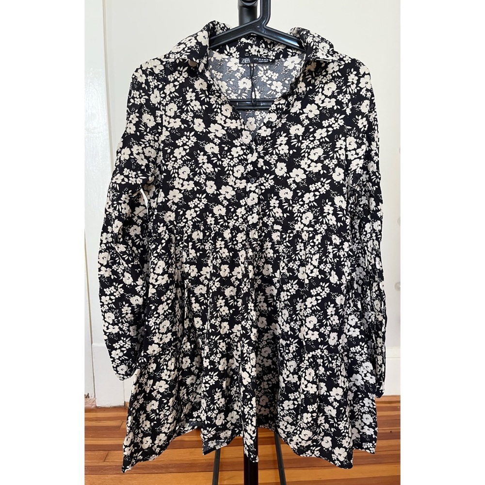 Zara Floral Babydoll Dress